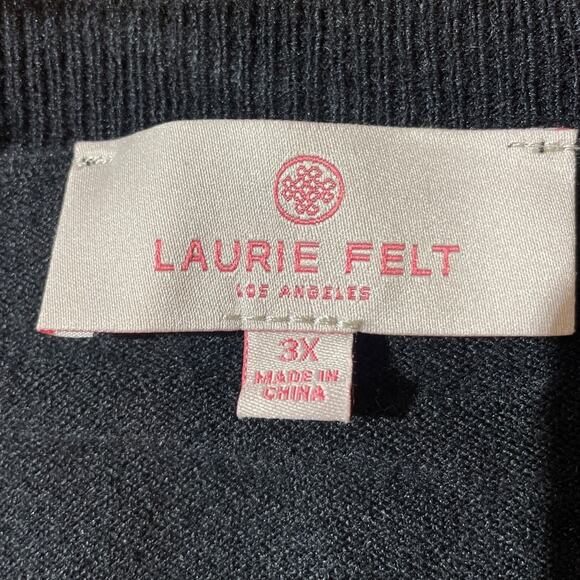 Lori Felt Round Neck‎ Long Sleeve Sweater - Women's 3X - Picture 5 of 6